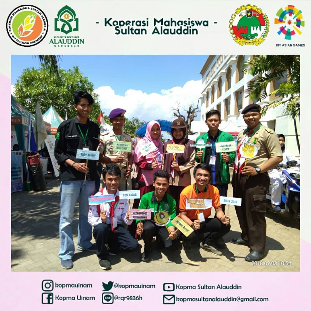 Kopma Turut Ramaikan Expo UKM dalam PBAK 2018