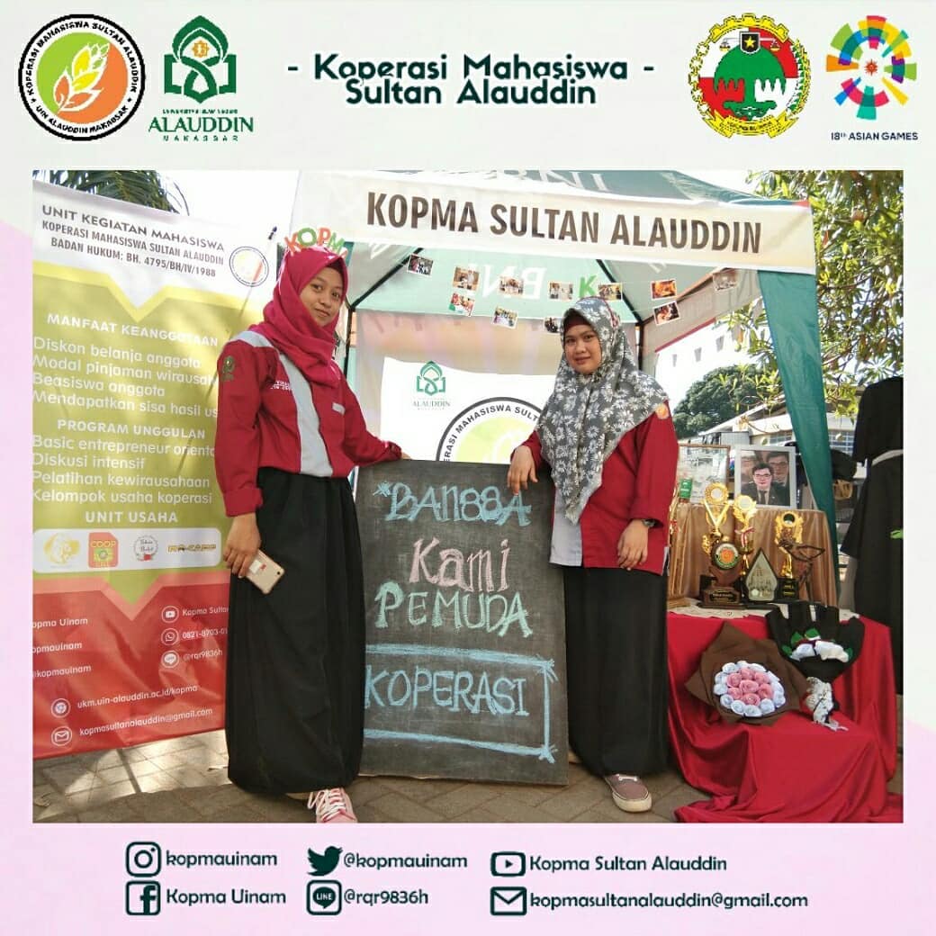 Kopma Turut Ramaikan Expo UKM dalam PBAK 2018