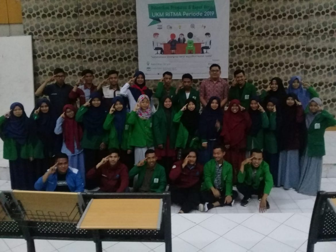 Pelantikan Pengurus dan Rapat Kerja (Raker) UKM Ritma Periode 2019