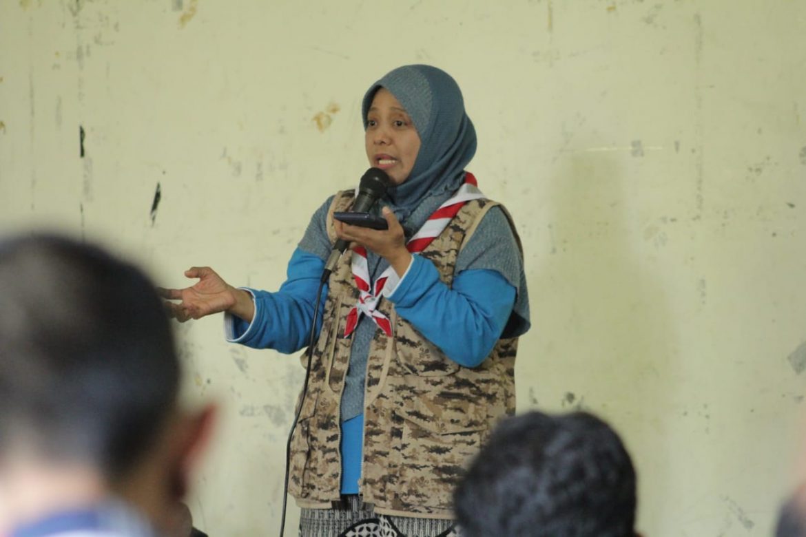 Beri Arahan Calon Anggota Baru, Pembina Racana : Jangan Pernah Ragu Masuk Pramuka UIN