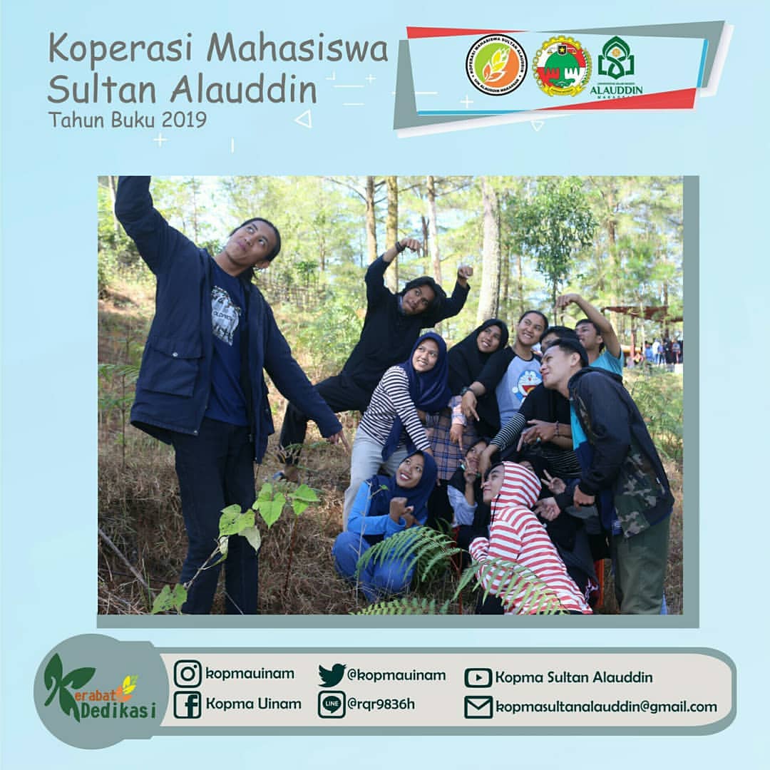 Kopma Sultan Alauddin Ikuti Coop Fun Camp 2019 di Malino