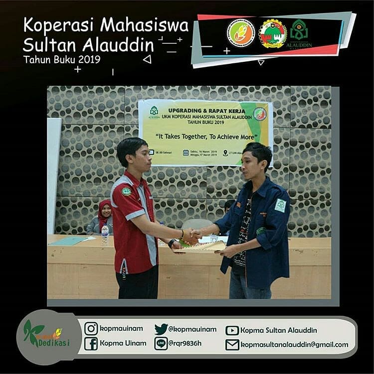 Upgrading dan Rapat Kerja UKM Kopma Sultan Alauddin TB 2019