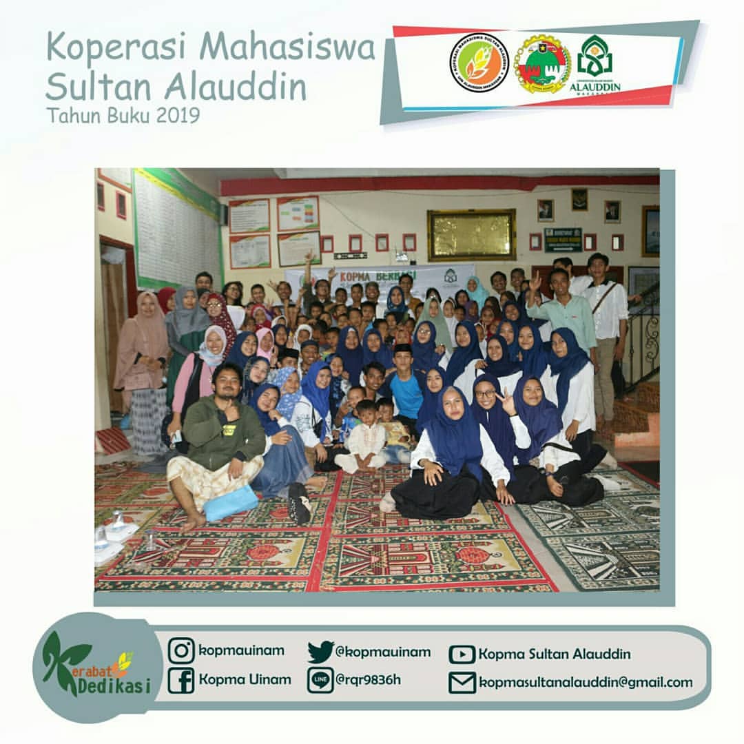 UKM Kopma Sultan Alauddin adakan Kopma Berbagi di Yayasan Wahyu Mandiri, Gowa