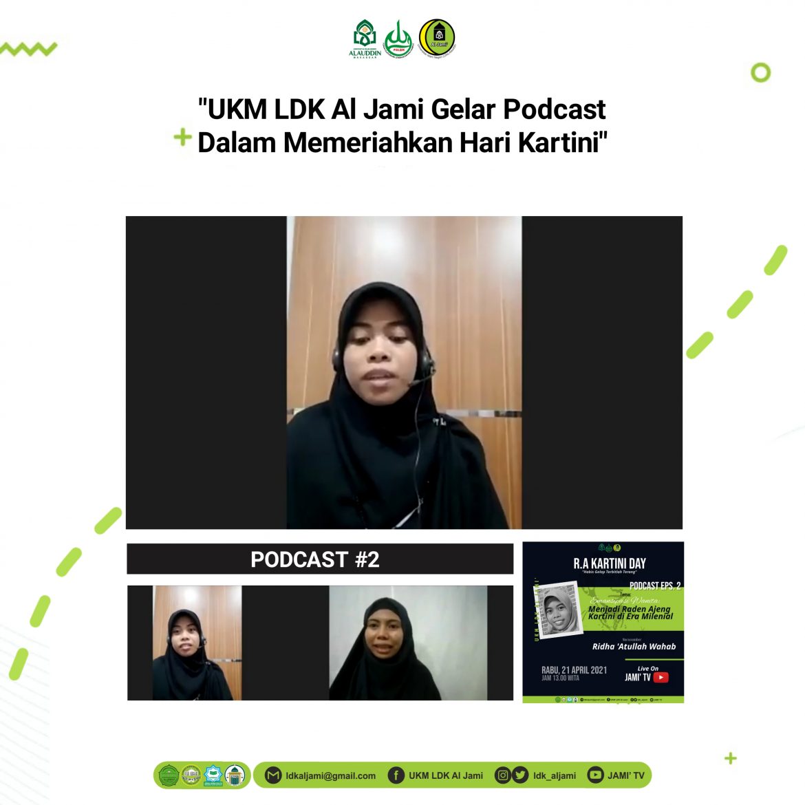 20210423_112348 UKM LDK Al Jami Gelar Podcast Dalam Memeriahkan Hari Kartini